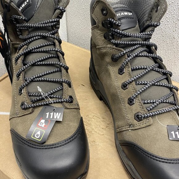 NEW HAWKS Work Grade Boots – Men’s Size 11 – Brown main image 7